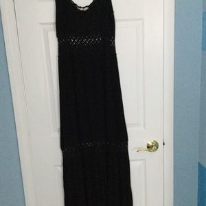 Love stitch long dress crochet top S